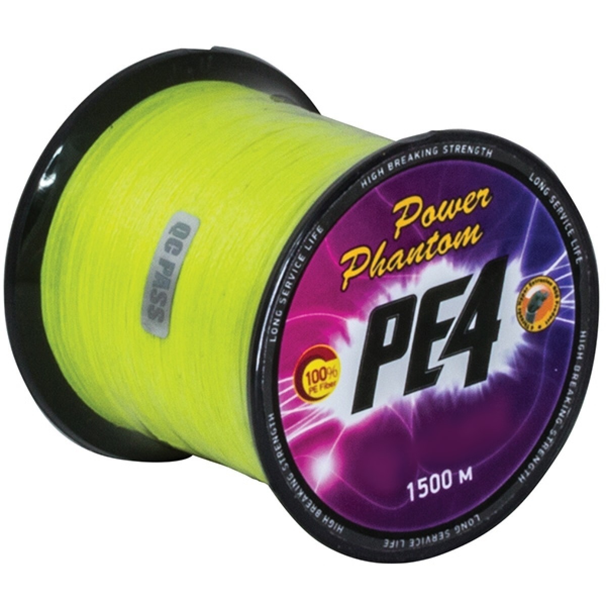 

Шнур Power Phantom PE4 1500 m / желтый Fluo (0.18 mm /8.6 kg)