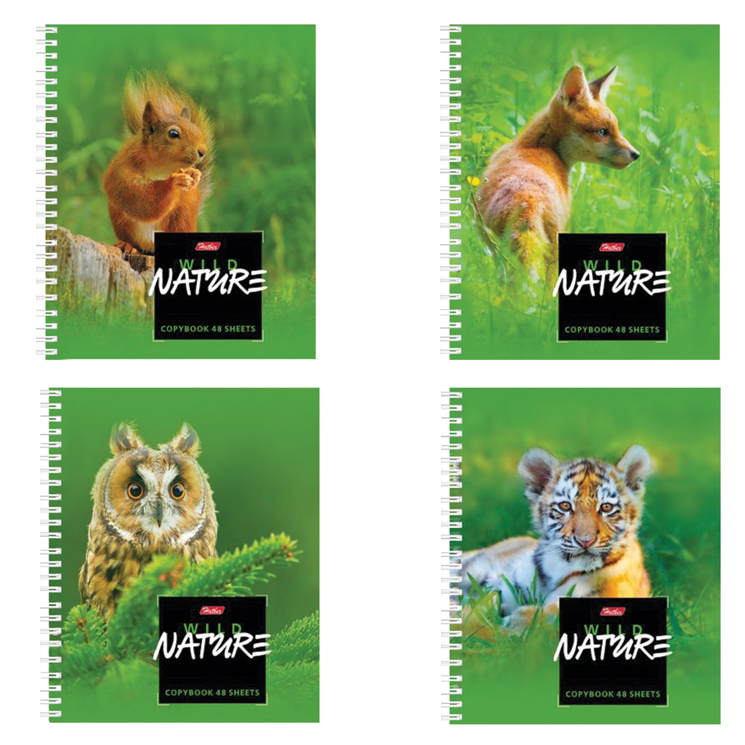 

Тетрадь общая в клетку Hatber Wild nature 402873, 48 л., 1 шт.
