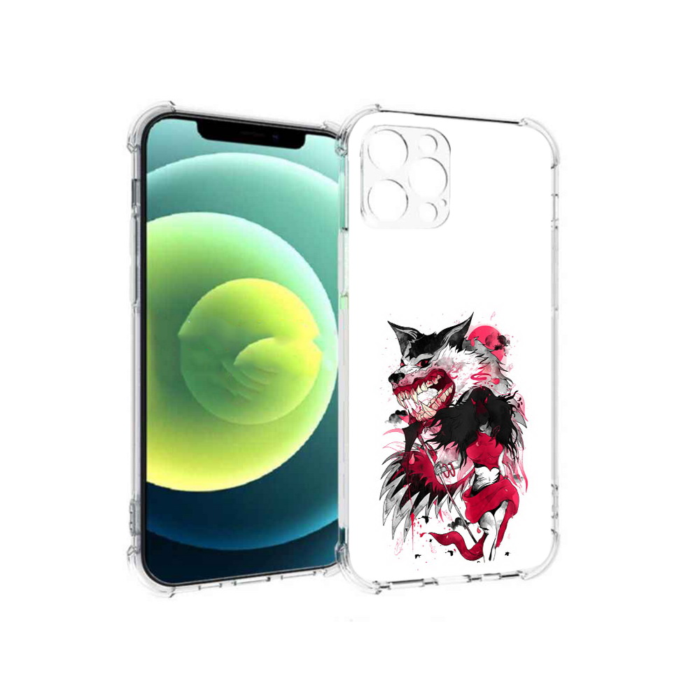 

Чехол MyPads Tocco для Apple iPhone 12 Pro красная шапочка (PT157529.613.410), Прозрачный, Tocco