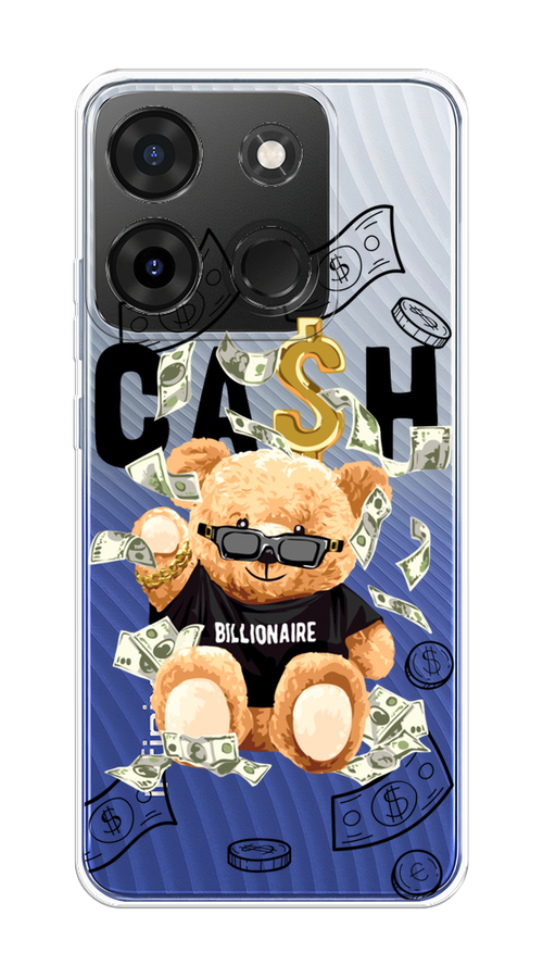 

Чехол на Infinix Smart 7 Plus "Big cash", Черный;серый;бежевый, 3103950-6
