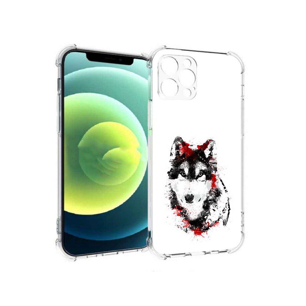 Чехол MyPads Tocco для Apple iPhone 12 Pro кровавый волк (PT157529.613.416)