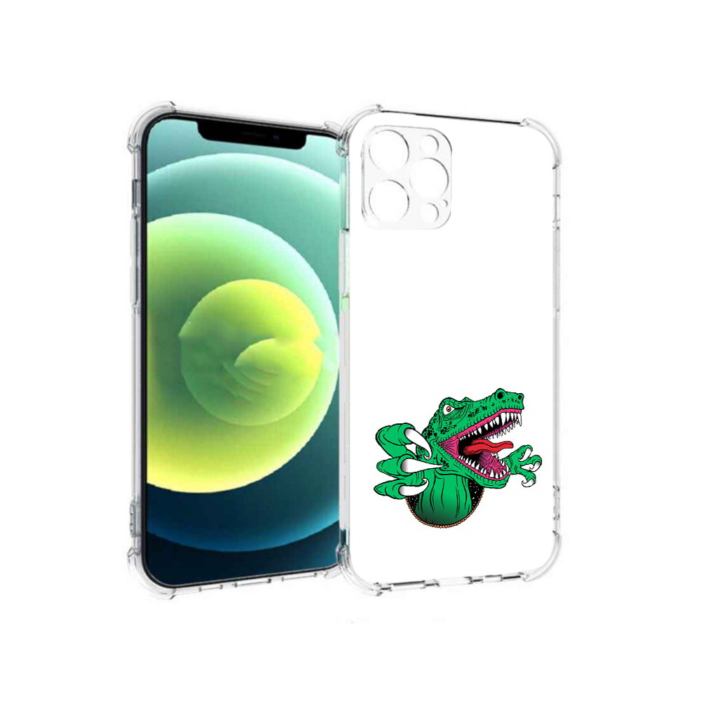 

Чехол MyPads Tocco для Apple iPhone 12 Pro крокодил (PT157529.613.417), Прозрачный, Tocco