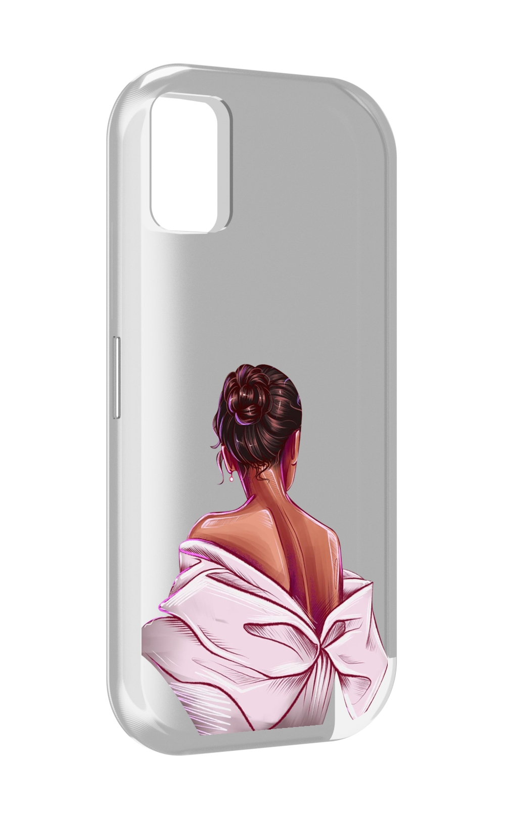 

Чехол MyPads девушка-со-спины женский для UMIDIGI A11, Прозрачный, Tocco