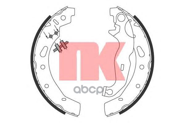 

Тормозные колодки Nk барабанные 2732792