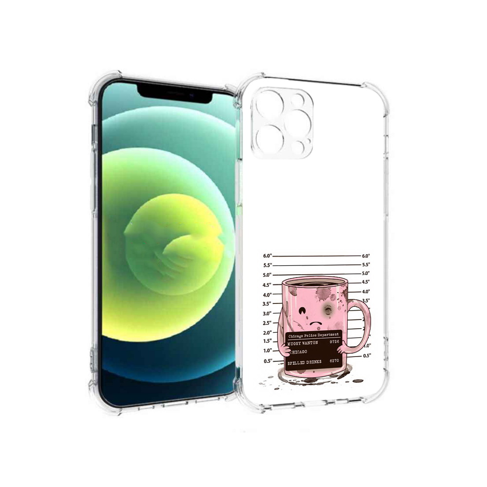 

Чехол MyPads Tocco для Apple iPhone 12 Pro кружка (PT157529.613.420), Прозрачный, Tocco