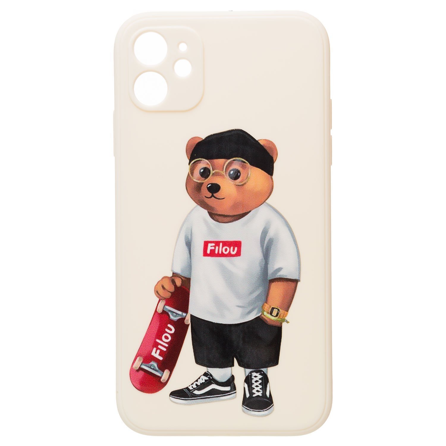 

Чехол iPhone 11 силиконовый (рис. 307/004), Белый, iPhone 11