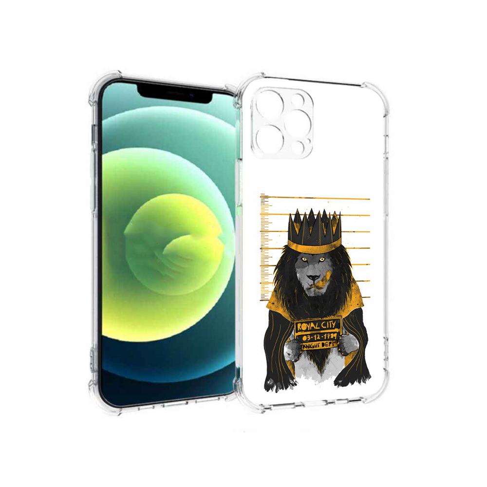 

Чехол MyPads Tocco для Apple iPhone 12 Pro лев в законе (PT157529.613.435), Прозрачный, Tocco