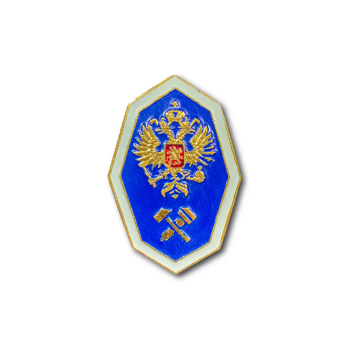 

Знак Нагрудный ( Ромб ) Техническое Образование ( Техникум ) (Синий / Пуссета)