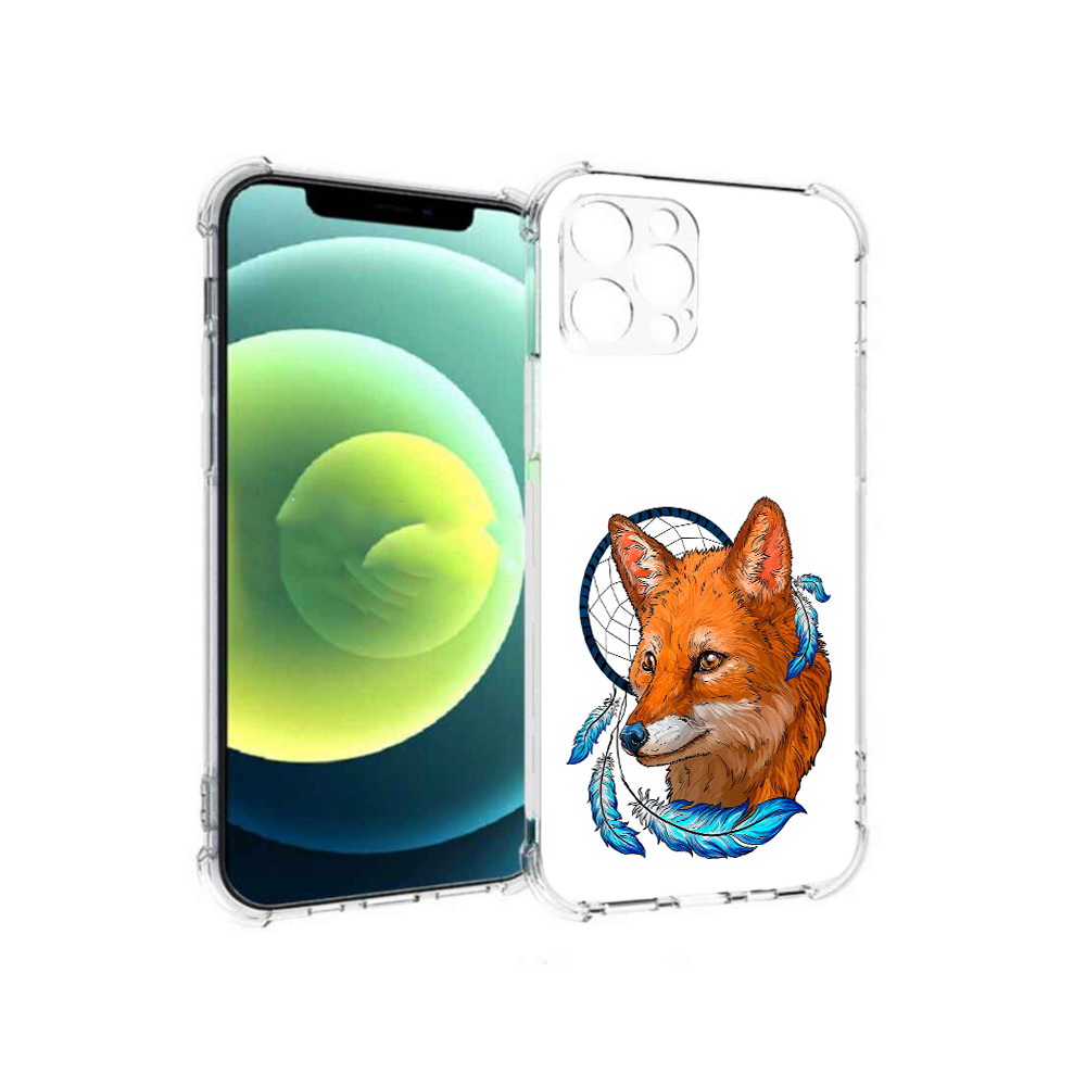 

Чехол MyPads Tocco для Apple iPhone 12 Pro лиса и ловец снов (PT157529.613.438), Прозрачный, Tocco