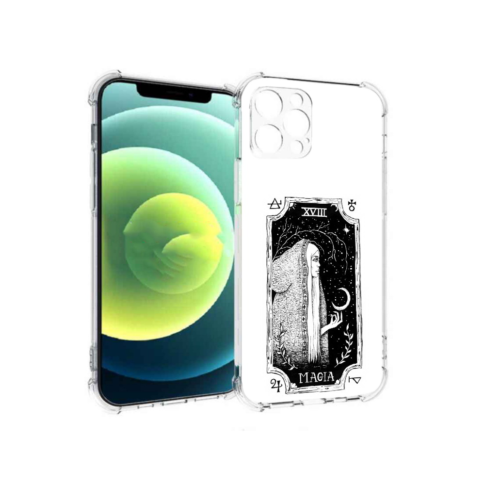 

Чехол MyPads Tocco для Apple iPhone 12 Pro лунная магия (PT157529.613.447), Прозрачный, Tocco