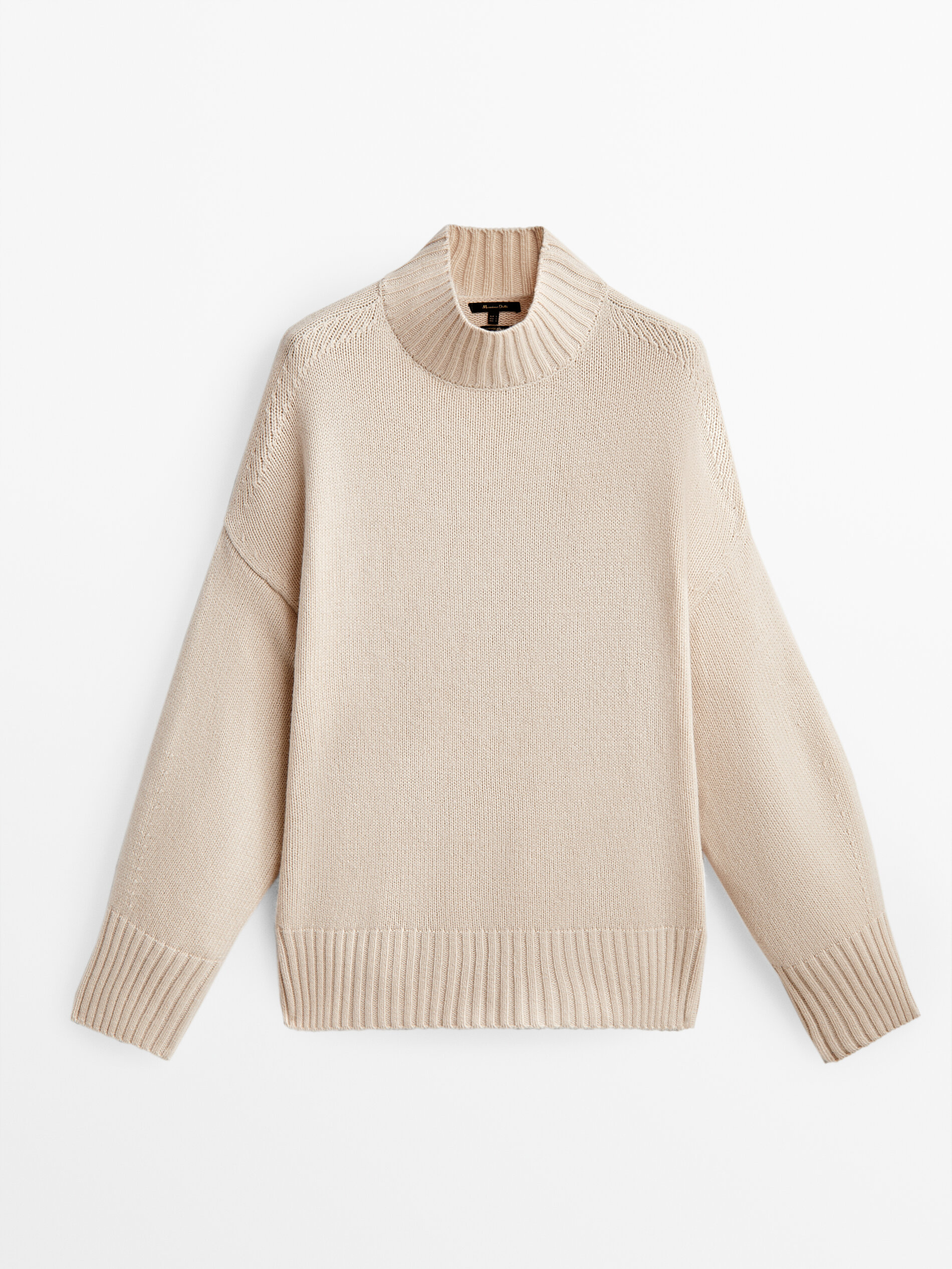 

Свитер женский Massimo Dutti 05616612710 бежевый M, 05616612710