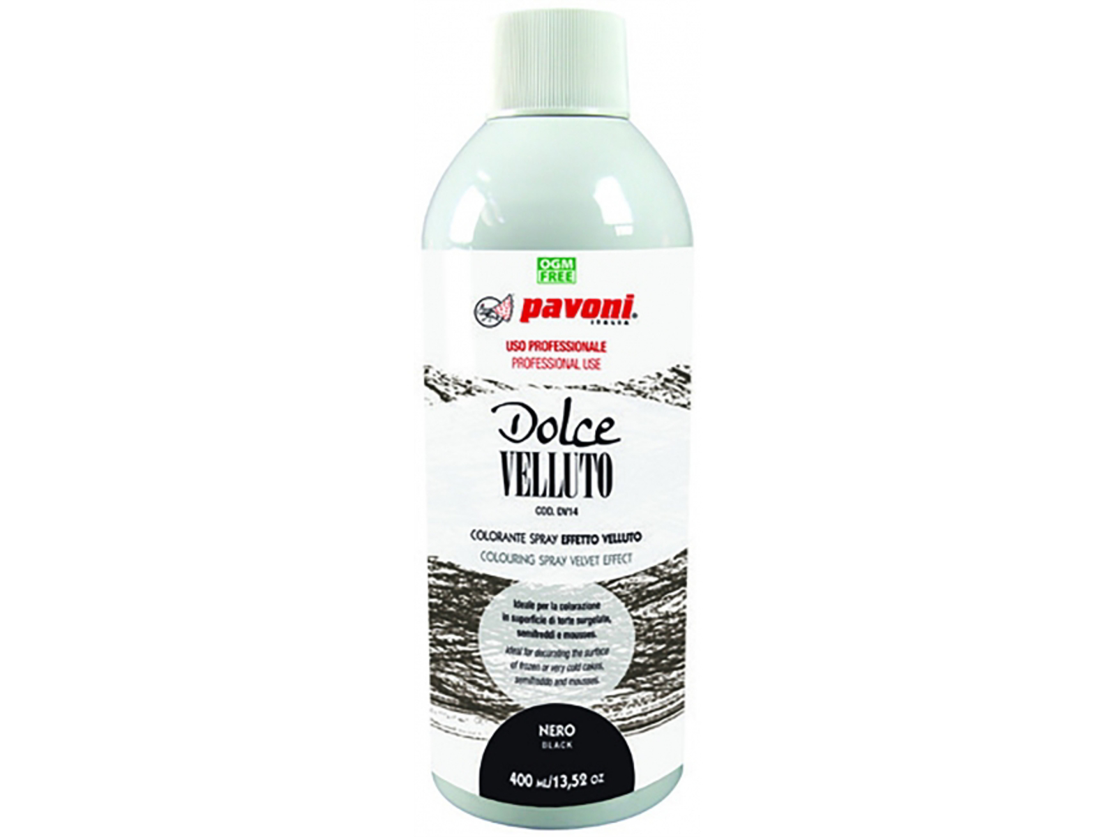 

Аэрозоль шоколадный ДОЛЬЧЕ ВЕЛЮТО черный, 400 мл.