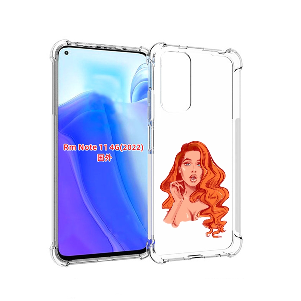 

Чехол MyPads рыжая-девушка-модельной-внешности женский для Xiaomi Redmi Note 11 4G ( Гл, Tocco