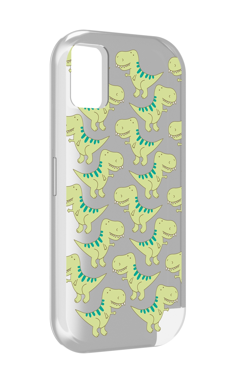 

Чехол MyPads зеленые-динозаврики для UMIDIGI A11, Прозрачный, Tocco