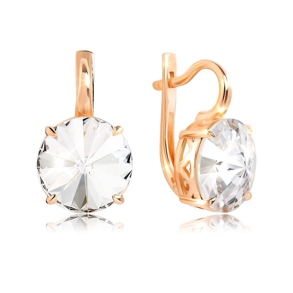 

Серьги из серебра VALTERA 117839, фианит, 117839