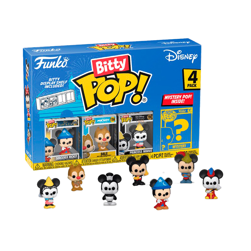 

Фигурка Funko Bitty POP! Disney Sorcerer Mickey 4PK 4 шт, 71321