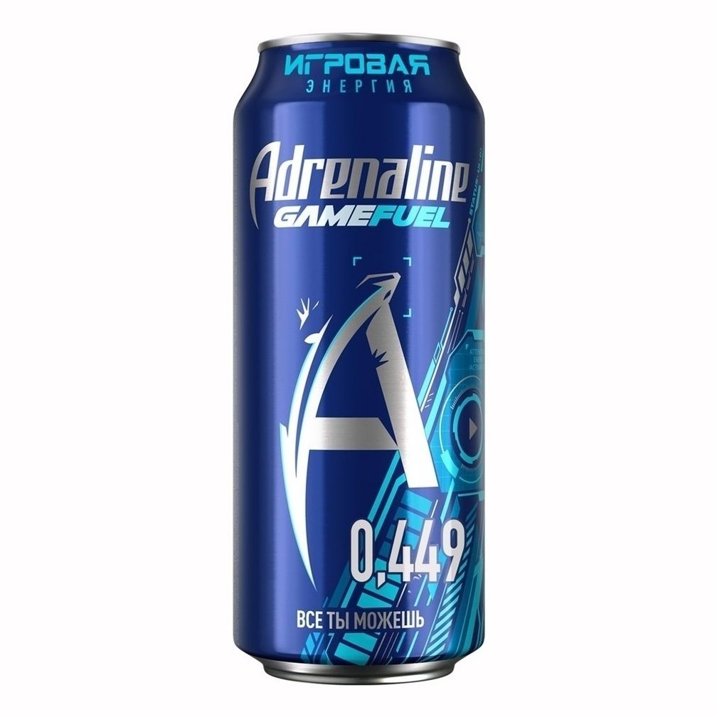 

Энергетический напиток Adrenaline Rush Game Fuel газированный 449 мл