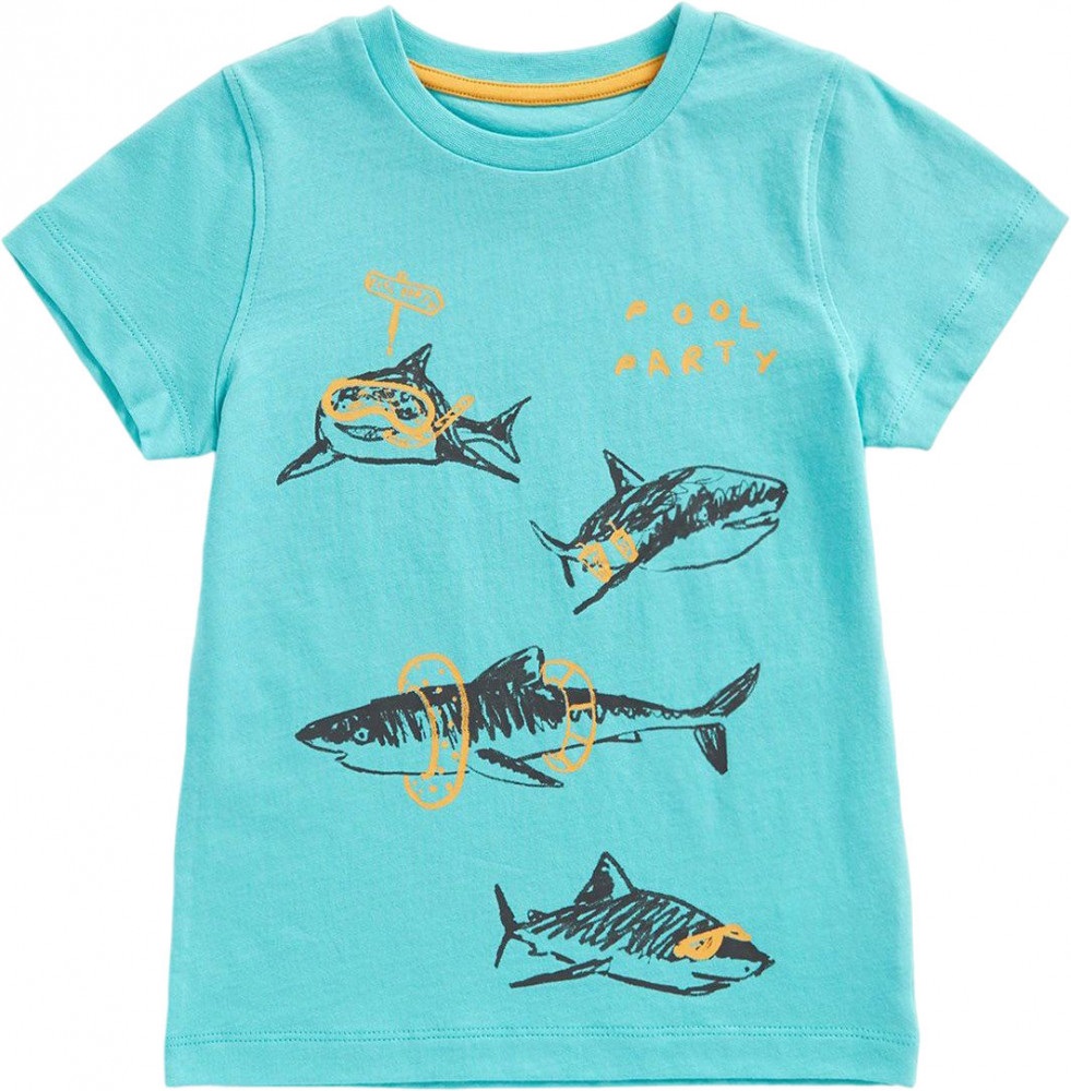 

Футболка детская Mothercare MC-BA616, голубой, 104, MC-BA616
