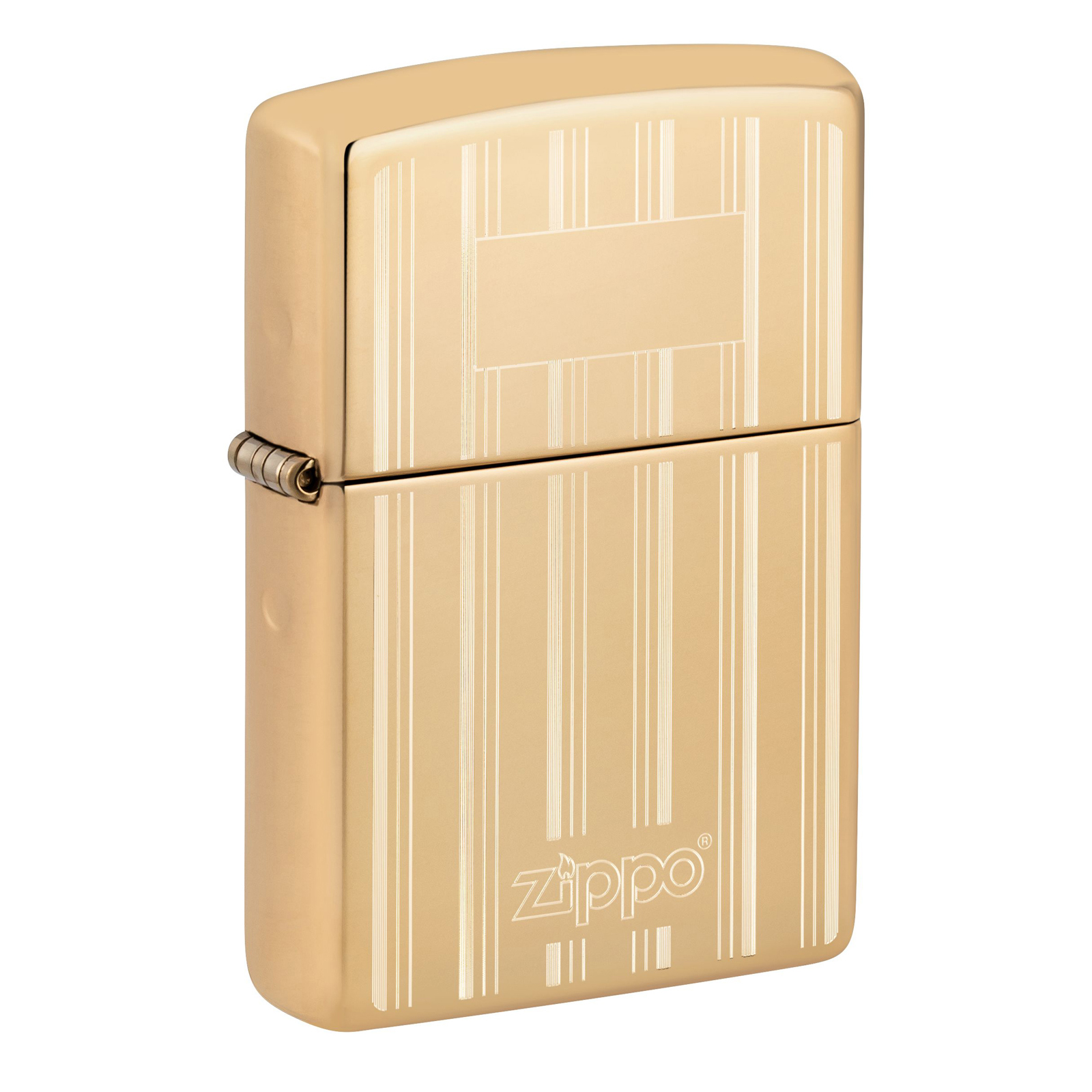 

Зажигалка бензиновая Zippo Classic с покрытием High Polish Brass, Золотистый