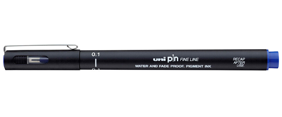 

Линер Uni Pin Fine Line 01 синий 0,28мм