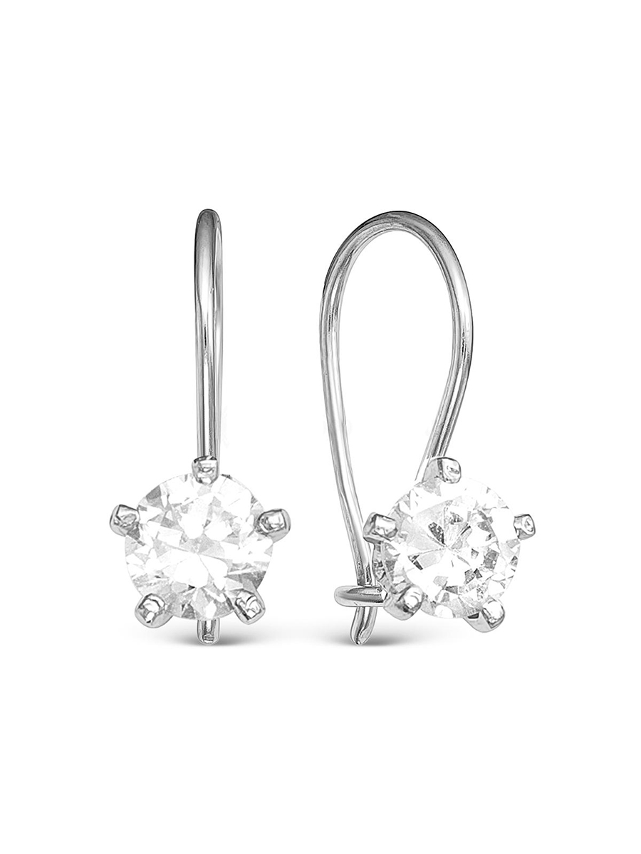 

Серьги из серебра VALTERA 117849, фианит, 117849
