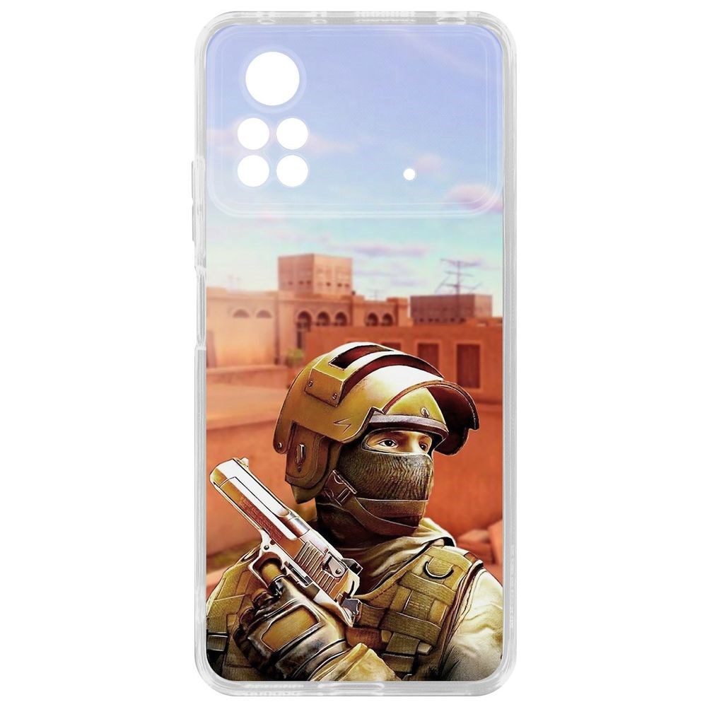 

Чехол-накладка Кейс Cтандофф 2 (Standoff 2) - Спец для Poco X4 Pro 5G, Прозрачный