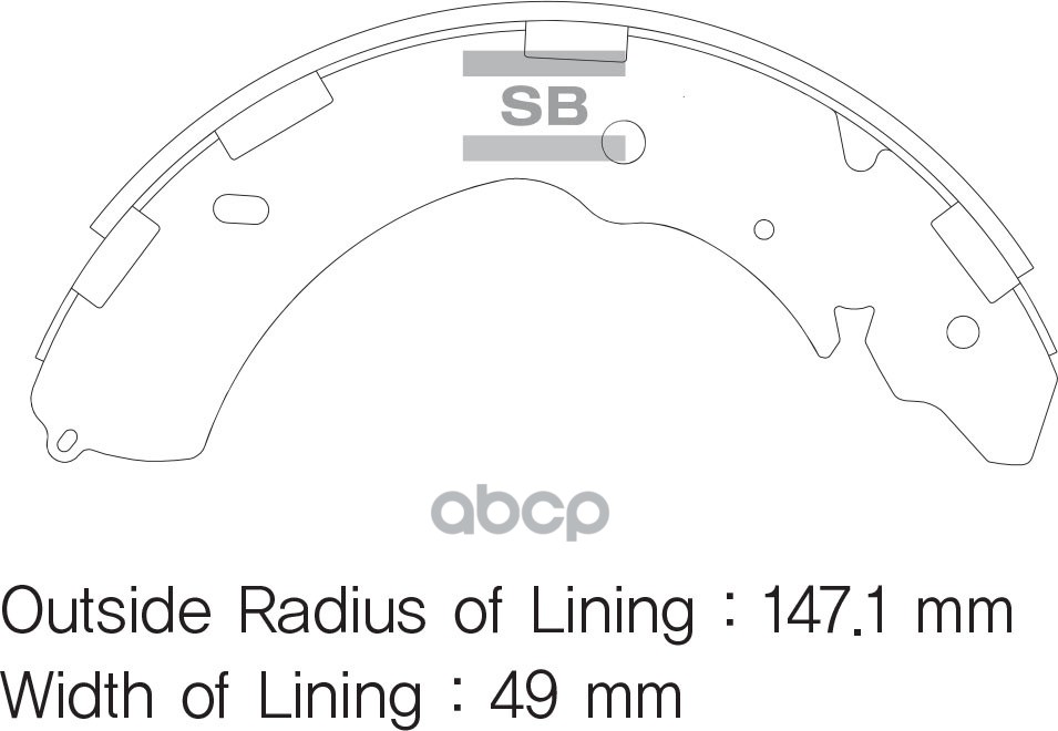 

Колодки Барабанные Mitsubishi L200 05-, 15- Sa171 Sangsin brake арт. SA171