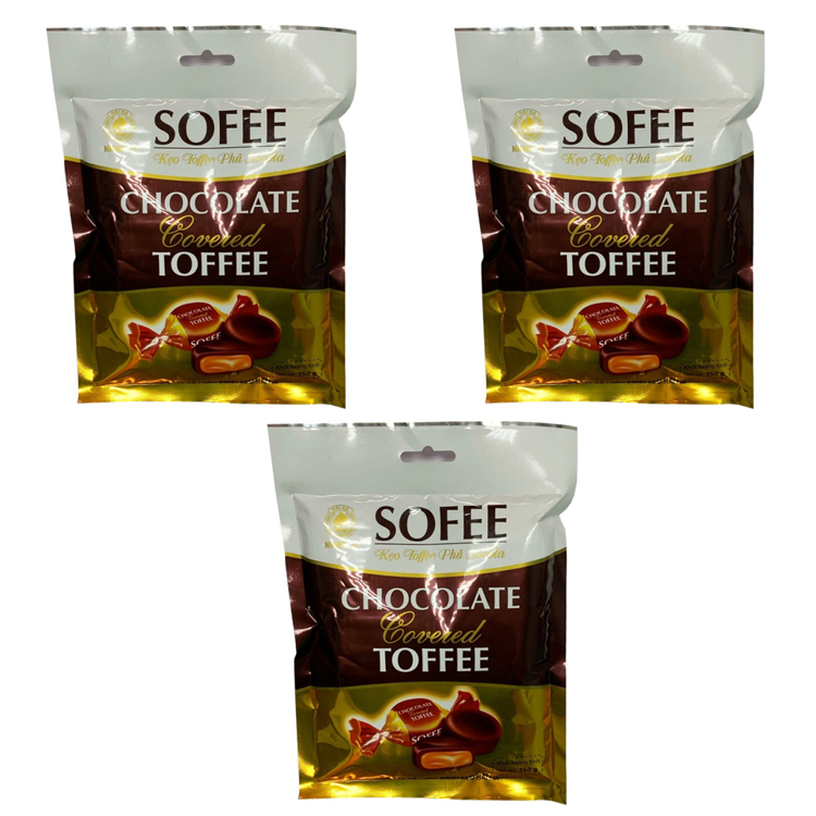 

Конфеты Тоффи покрытые шоколадом Sofee (3 шт. по 150 г)