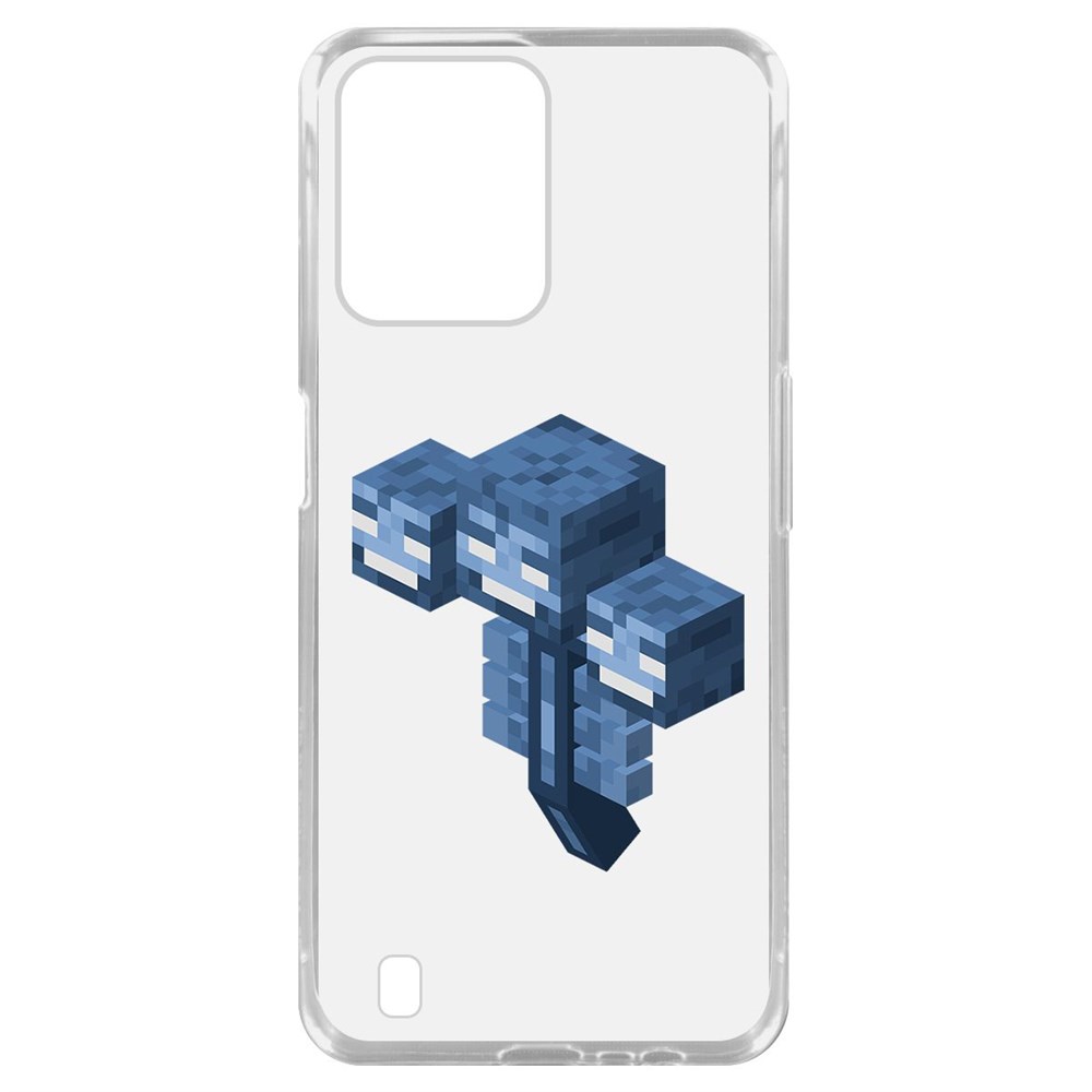 

Чехол-накладка Minecraft-Иссушитель для Realme C31, Прозрачный