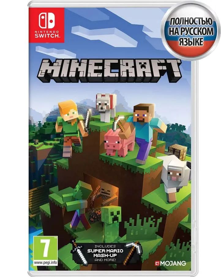 Игра Minecraft / Диск с игрой (Nintendo Switch, Русская версия)