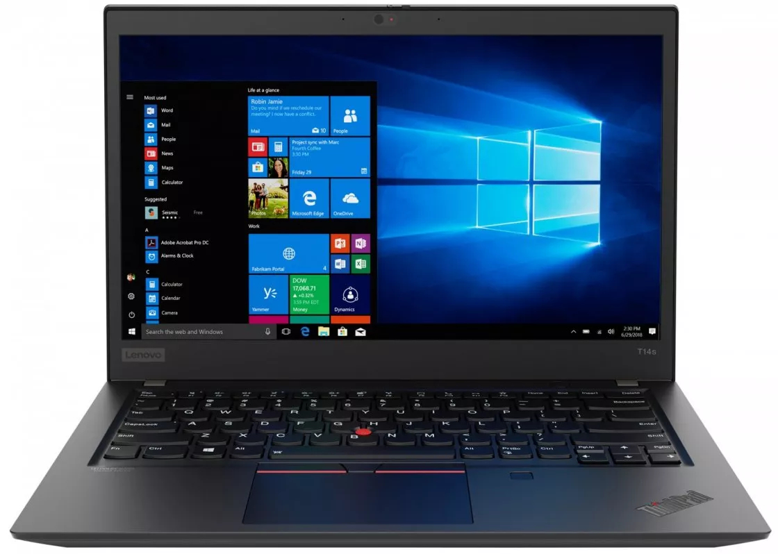 фото Ноутбук lenovo thinkpad p14s gen 2 black (20vx005art)