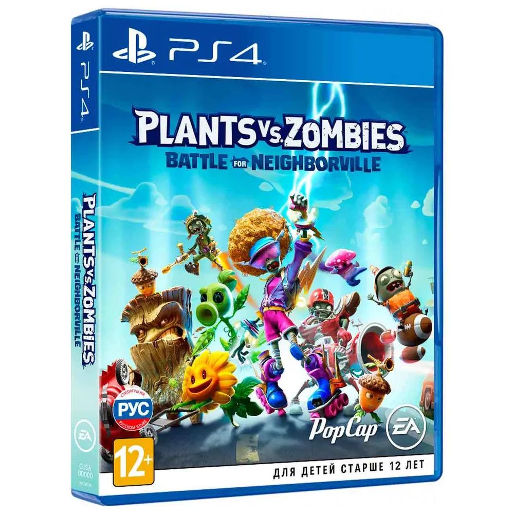 

Игра Plants vs. Zombies: Битва за Нейборвиль (PlayStation 4, Русские субтитры), Plants vs. Zombies