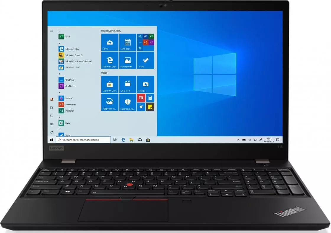 фото Ноутбук lenovo thinkpad t15 gen 2 black (20w4007qrt)