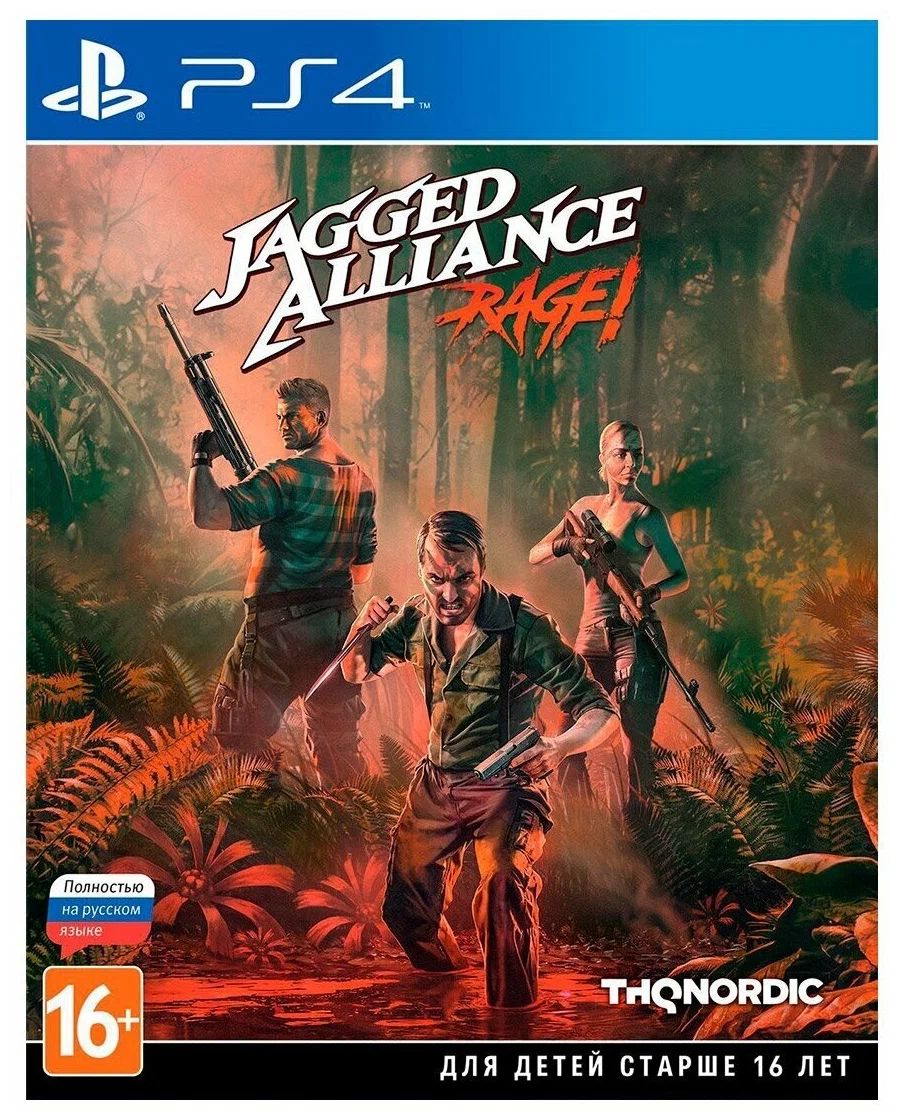 Игра Jagged Alliance Rage! / Диск с игрой (PlayStation 4, Русская версия)