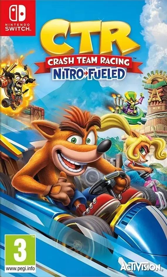 

Игра Crash Team Racing Nitro-Fueled (Nintendo Switch, Английская версия), Crash Team Racing Nitro-Fueled