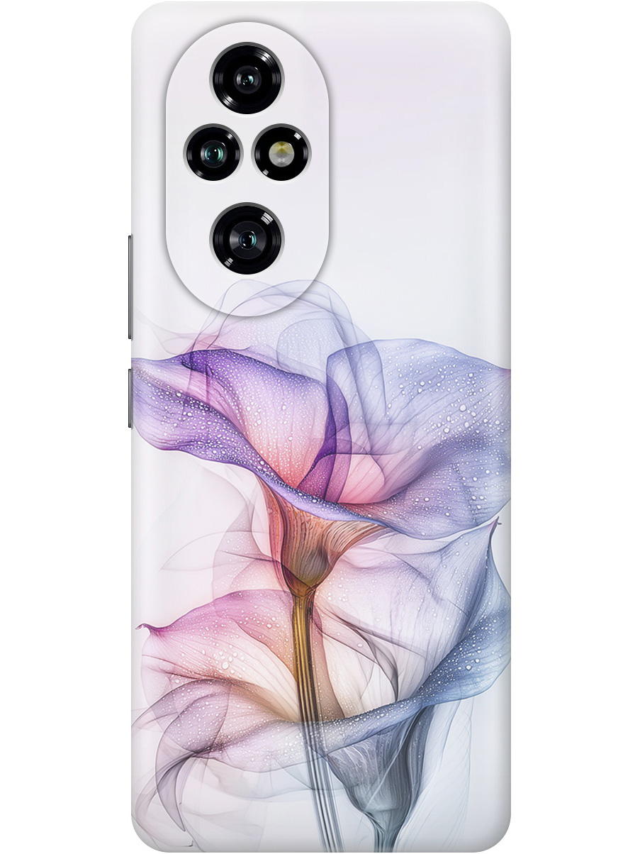 

Силиконовый чехол на Honor 200 pro с принтом "Прозрачные калы", Прозрачный;белый;серый;фиолетовый, 783979621