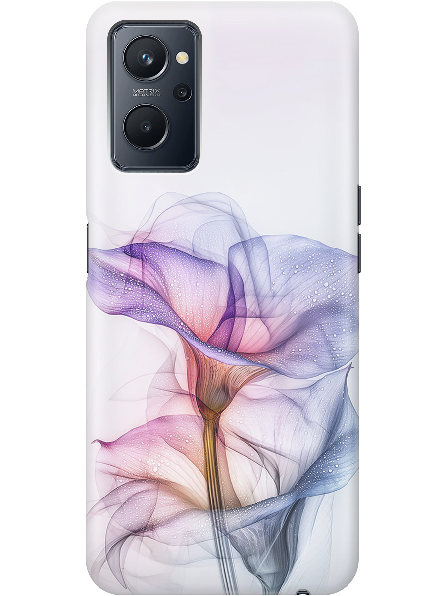 

Силиконовый чехол на Realme 9i с принтом "Прозрачные калы", Прозрачный;белый;серый;фиолетовый, 740189421
