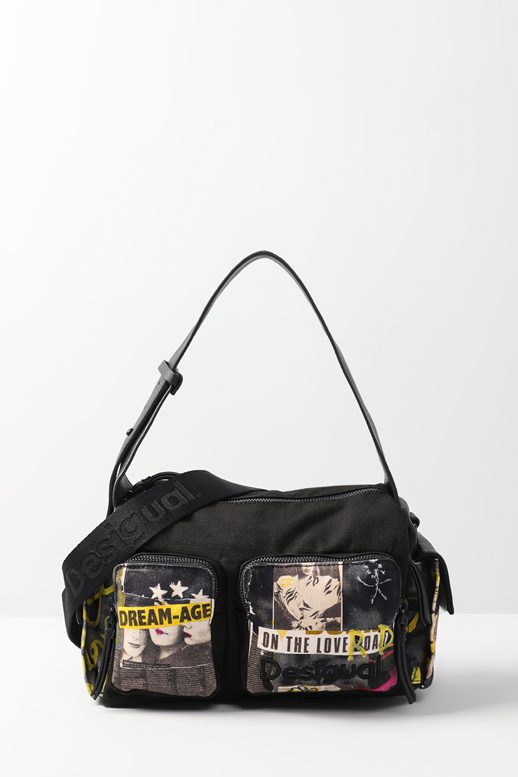 

Сумка кросс-боди женская Desigual 23WAXA39 черная, Черный, 23WAXA39