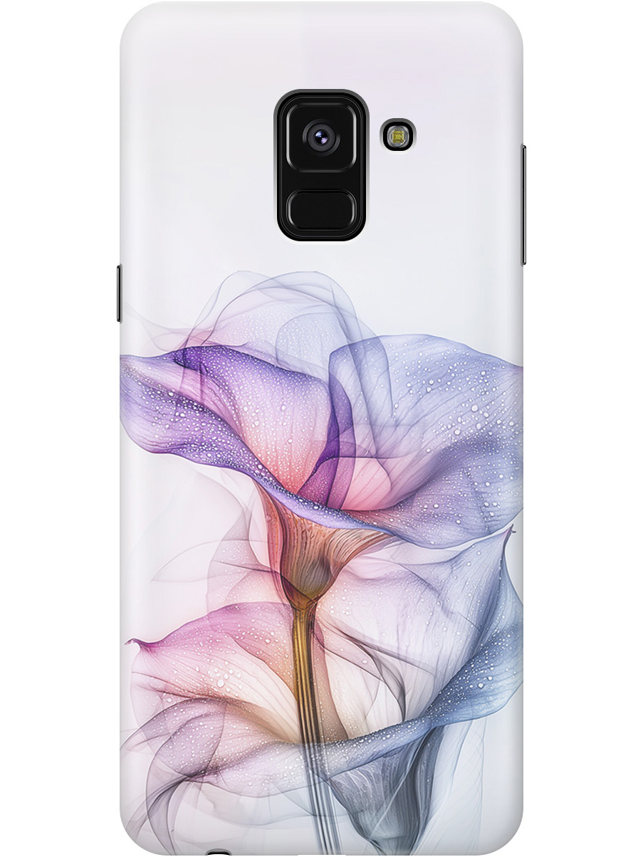

Силиконовый чехол на Samsung Galaxy A8+ (2018) с принтом "Прозрачные калы", Прозрачный;белый;серый;фиолетовый, 716847621