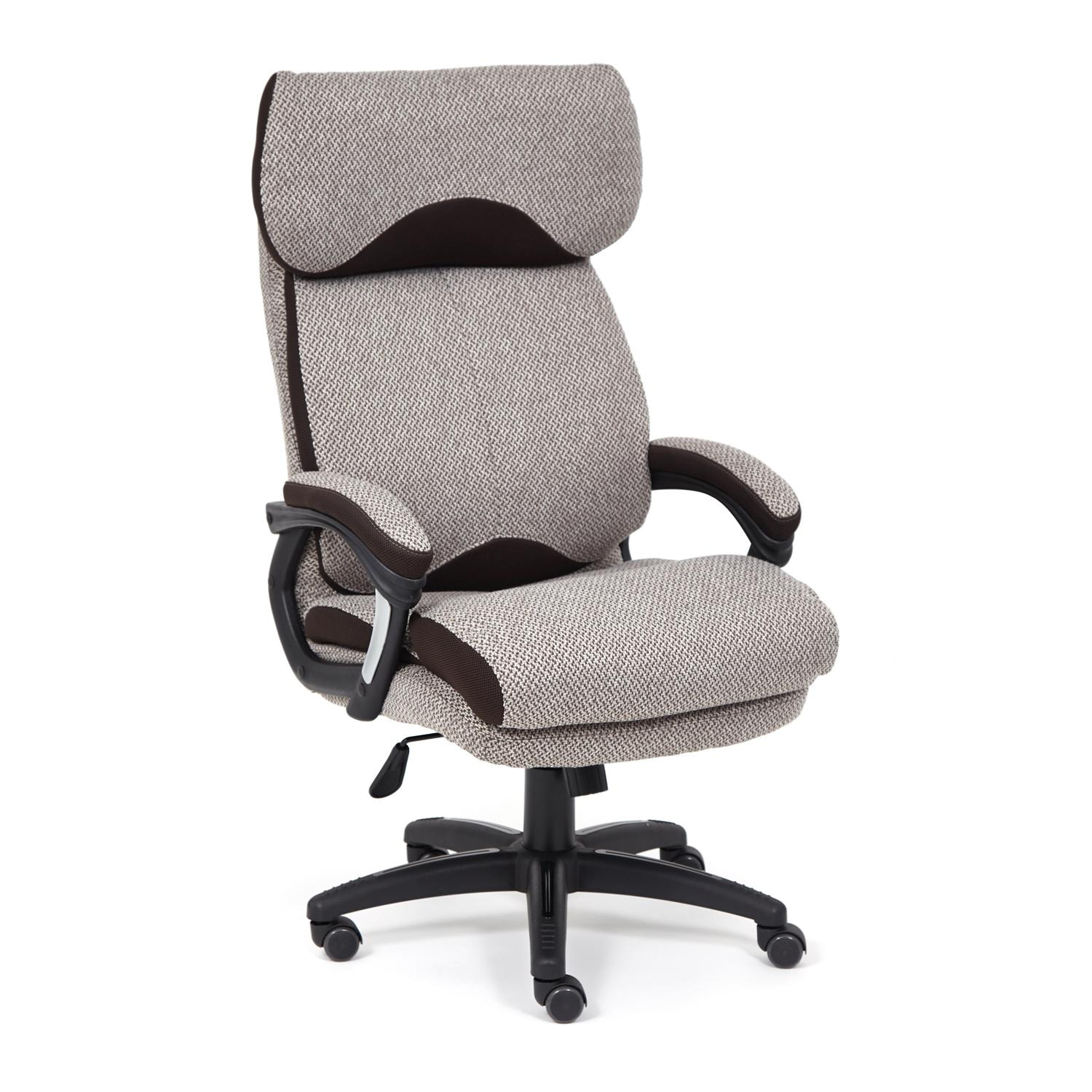 фото Кресло офисное tetchair duke fabric mj190-6/tw-24 mink/brown