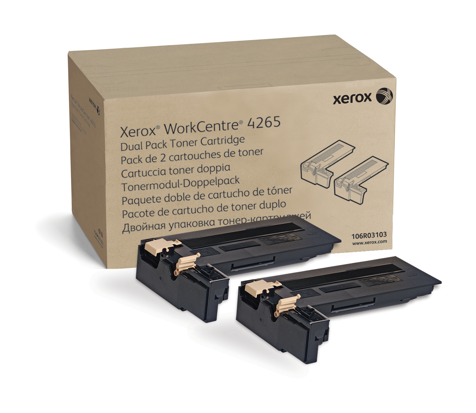 

Картридж для лазерного принтера Xerox 106R03103, Black, оригинал, Черный