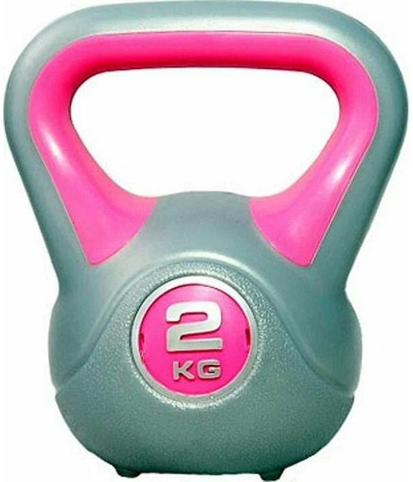 

Гиря LiveUp PLASTIC KETTEL BELL пластик 2кг (серый) LS2047-2, Plastic Kettel Bell