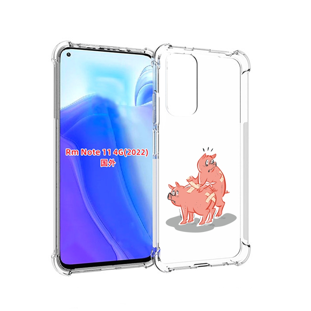 

Чехол MyPads свинки-с-пластырями для Xiaomi Redmi Note 11 4G ( Глобальная версия ), Tocco