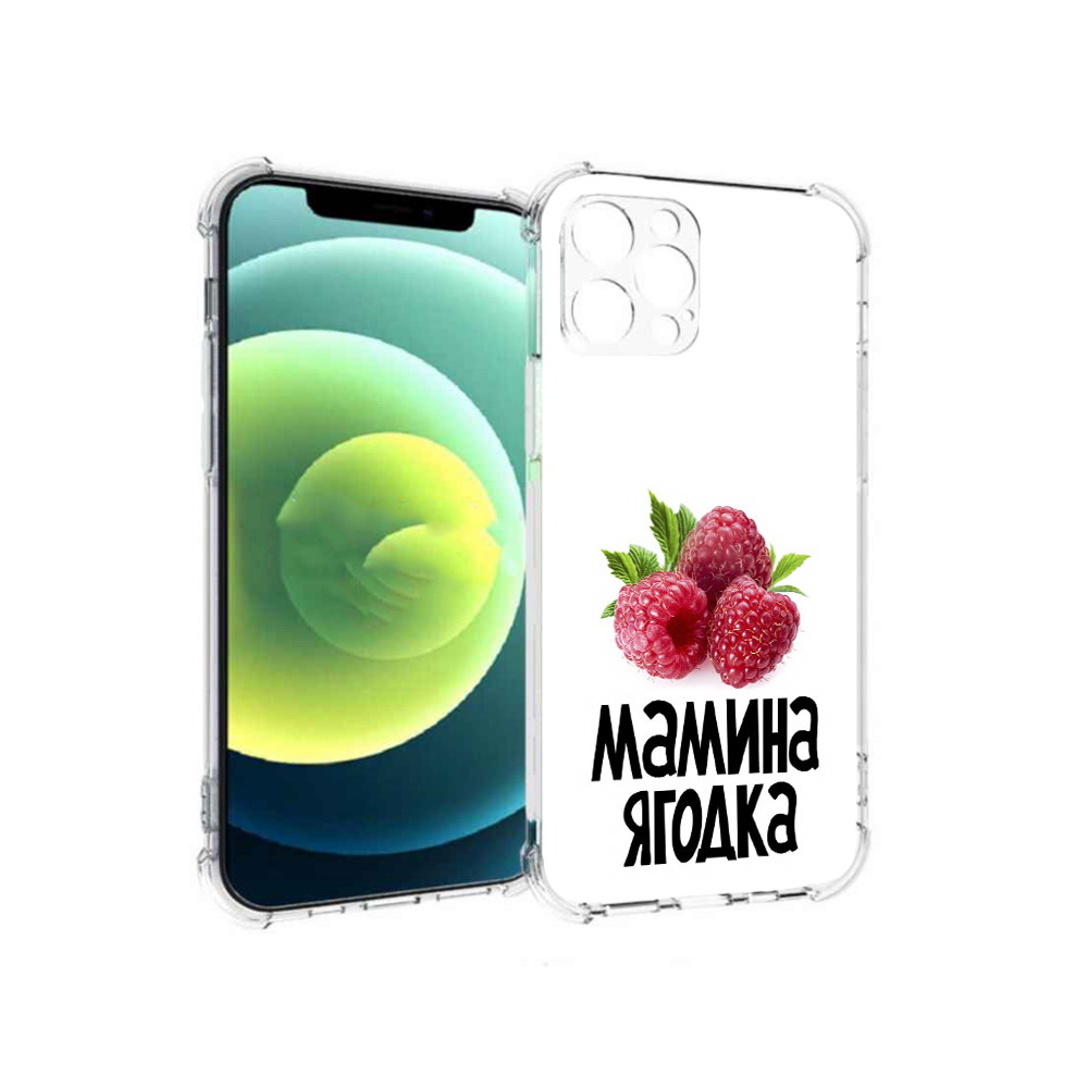 

Чехол MyPads Tocco для Apple iPhone 12 Pro мамина ягодка (PT157529.613.456), Прозрачный, Tocco