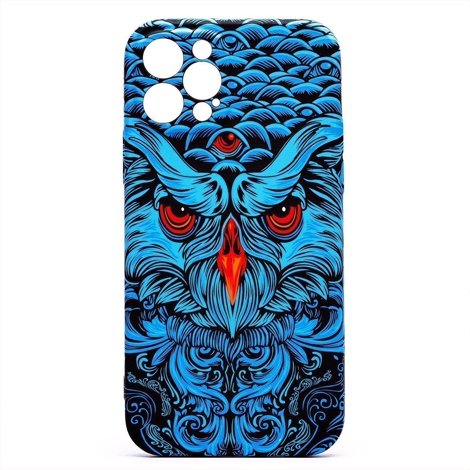 

Чехол iPhone 12 Pro Luxo силиконовый (рис. 097), Синий, iPhone 12 Pro