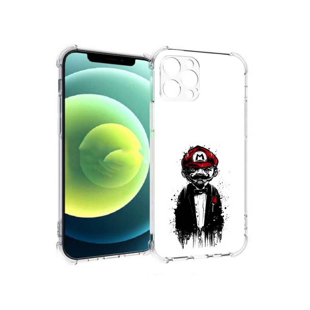 

Чехол MyPads Tocco для Apple iPhone 12 Pro марио (PT157529.613.458), Прозрачный, Tocco
