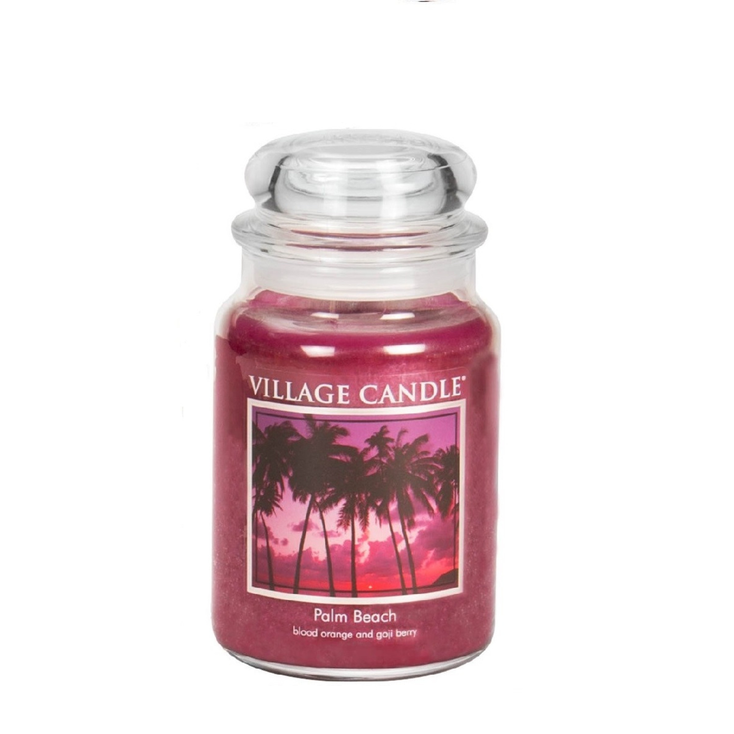 фото Ароматическая свеча village candle "palm beach", большая