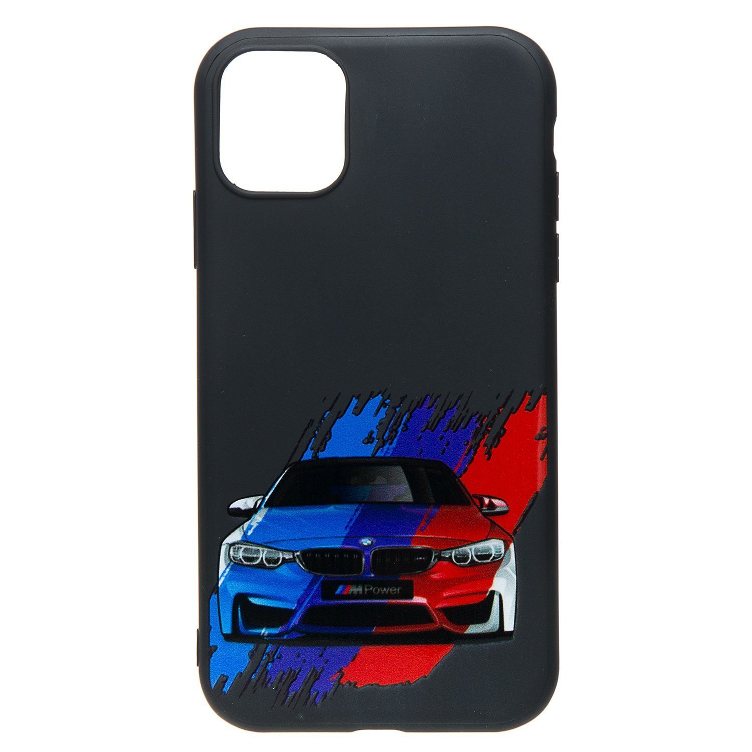 

Чехол iPhone 11 силиконовый (рис. 302/006), Черный, iPhone 11