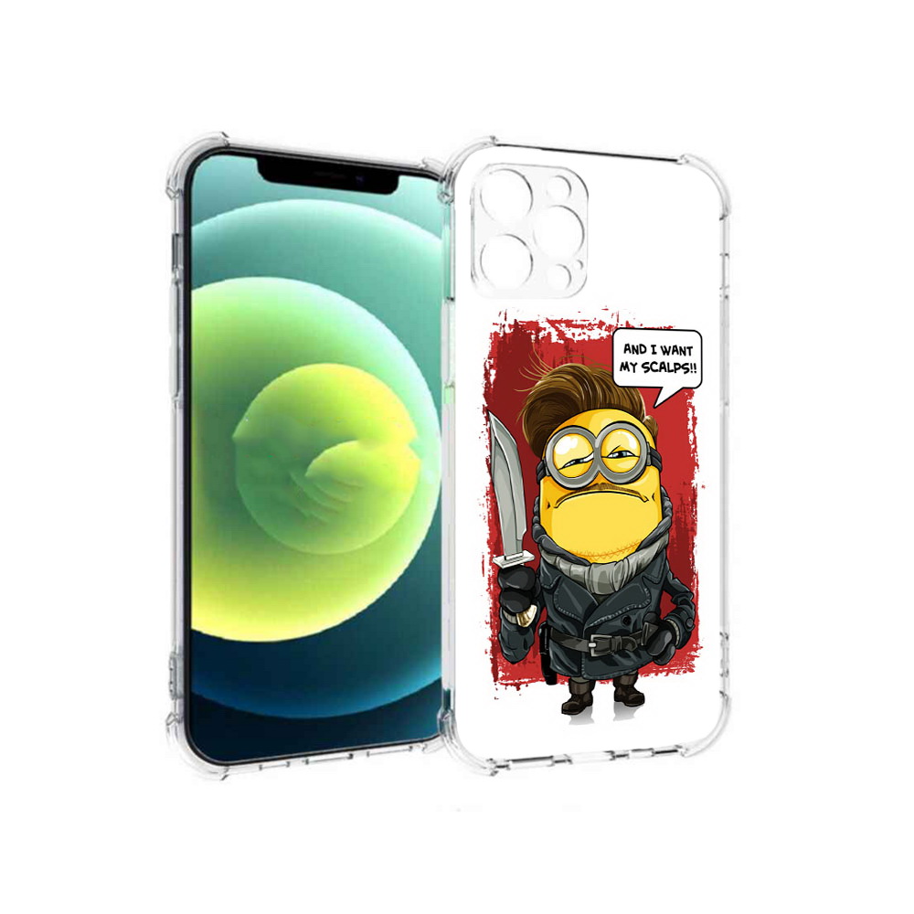 

Чехол MyPads Tocco для Apple iPhone 12 Pro миньон убийца (PT157529.613.477), Прозрачный, Tocco