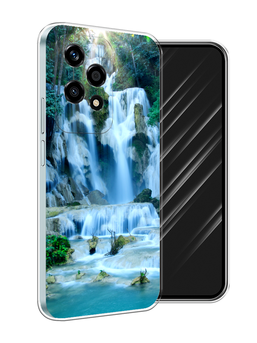

Чехол Awog на Honor 200 Lite "Водопад 8", Голубой;зеленый, 6124650-1